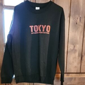 Tokyo Architecture Crewneck Sweater - Black